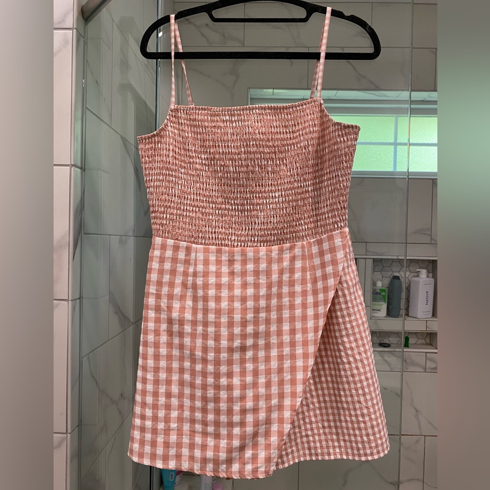 Revolve Superdown Gingham Romper - image 1